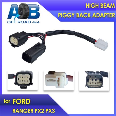 High Beam Piggy Back Adapter For FORD Ranger PX2 PX3 With LED Headlight