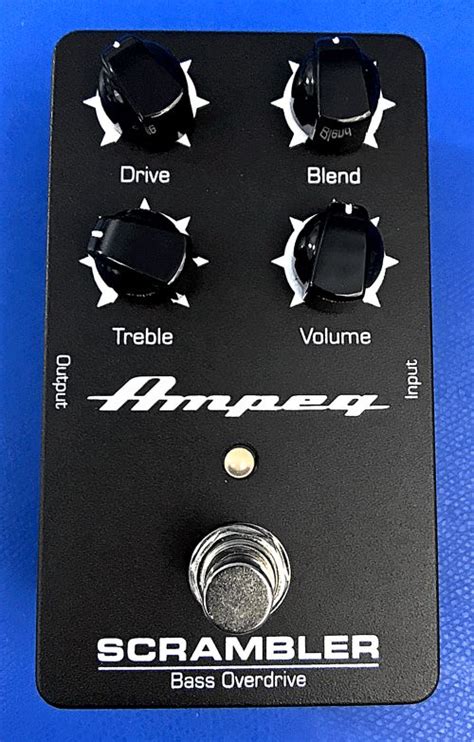 Ampeg Scrambler Bass Overdrive Pedal Review