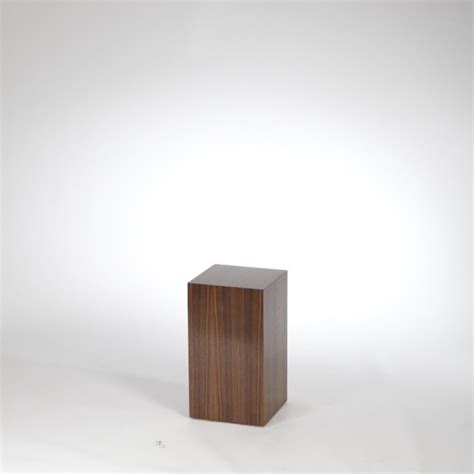 Walnut Plinth Pedestal Artplinths Display Column Hardwood Plinth