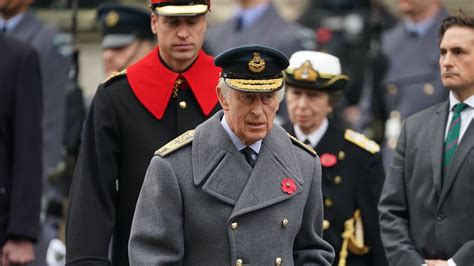 King Leads Remembrance Day Service At Cenotaph Uk News Sky News