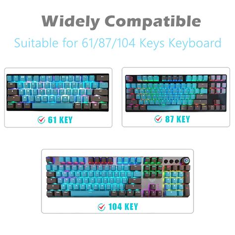 Buy Xvx Keycaps 60 Percent Custom Keycaps Set 104 Keys Double Shot