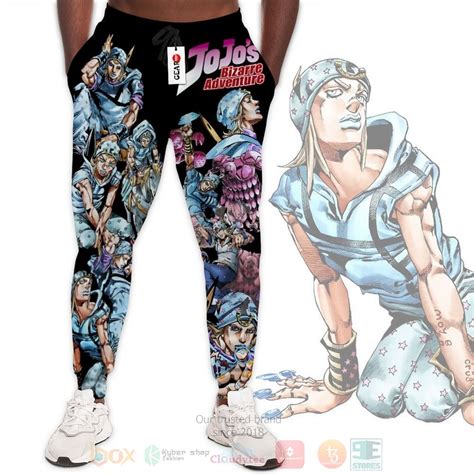 Hot Jojo S Johnny Joestar Adventures Anime Jogger Pants Express Your Unique Style With