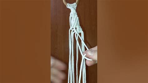 "Подхват для штор на 2х кольцах", макраме, 1 часть. - YouTube