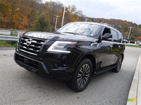 2021 Super Black Nissan Armada Midnight Edition 4x4 #143160313 Photo ...