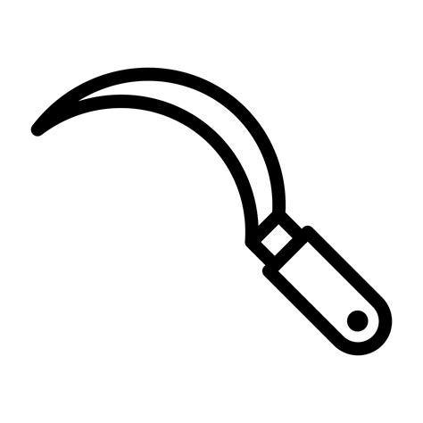 Sickle Vector Icon 21708545 Vector Art At Vecteezy