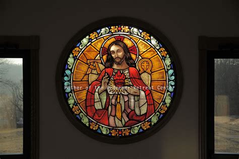 PHOTOS: Installation of Sacred Heart Stained Glass | AirMaria.com