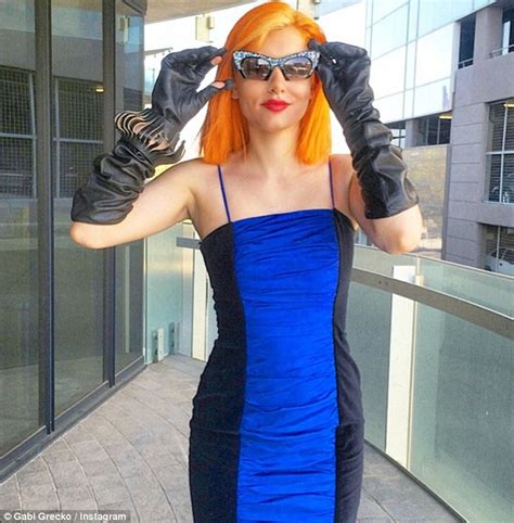 Gabi Grecko Dons Blue Figure Hugging Dress Before Deciding To Be A Naked Passenger In The Car