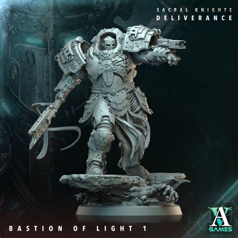 3d Printable Bastion Of Light By Archvillain Games