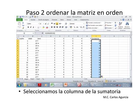 Validez De Escala Likert Utilizando Mega Stat Para Microsoft Excel Ppt