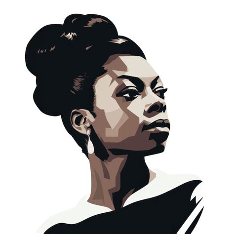 Premium Ai Image Nina Simone Icon