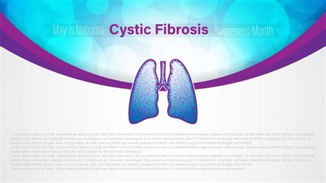 Cystic Fibrosis Awareness Month Royalty Free Vector Image