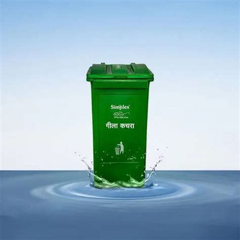 Green Hdpe Dustbin For Outdoor Capacity L Ltr At Best Price