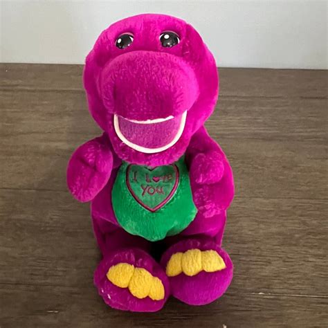 Vintage Barney Singing I Love You Plush Etsy