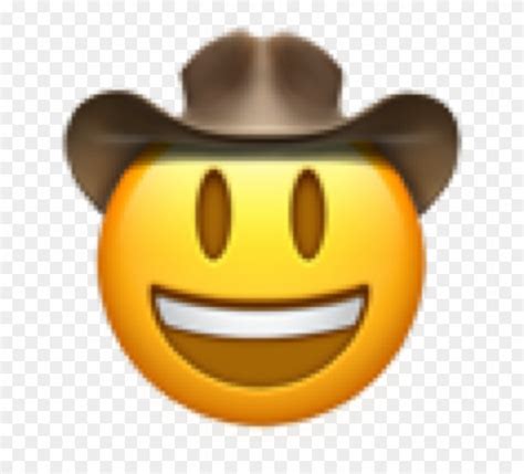 #emoji #ios #overlay #freetoedit - Cowboy Emoji Meme, HD Png Download ...