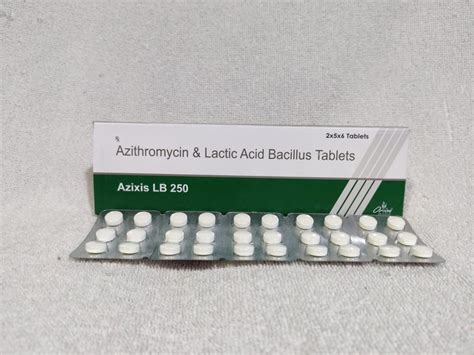 Azithromycin Mg Lactic Acid Bacillus Tablets At Rs Strip Of