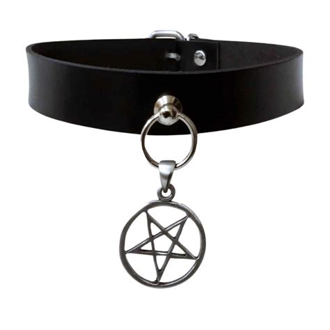 Halsband Choker Umgekehrtes Pentagramm Hals Armschmuck Schmuck Club Hot Fashion
