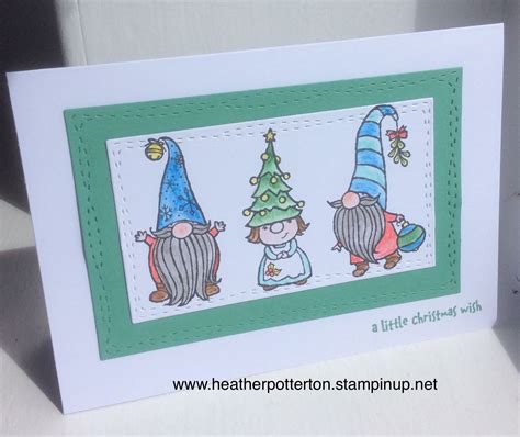 Stampin Up Gnome For The Holidays Stampin Up Christmas Cards