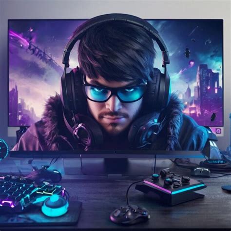 premium photo immersive gaming session  essential gaming accessories