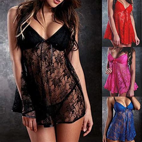 MORETIME Lingerie Sexy Donna Hot Babydoll Donne Pigiama Donne Donne Sexy Pizzo Lingerie Pigiama