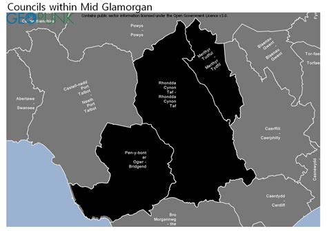 Map and Details for Merthyr Tydfil Council Local Authority
