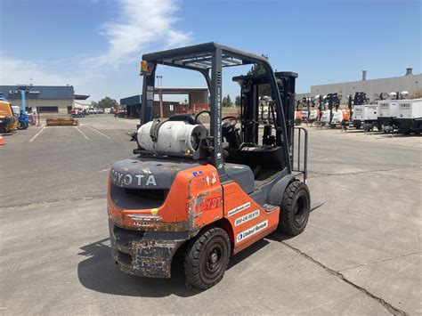 Used Toyota Fgu Warehouse Forklift For Sale In Merced Ca