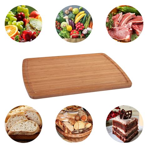 Extra Large Cutting Board Bamboo Chopping Board With Deep Groove