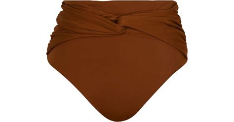 Johanna Ortiz Entorche Del Mar Bikini Bottom In Brown Lyst