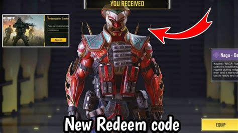 Today New Working Redeem Code Codm Call Of Duty Mobile Redeem