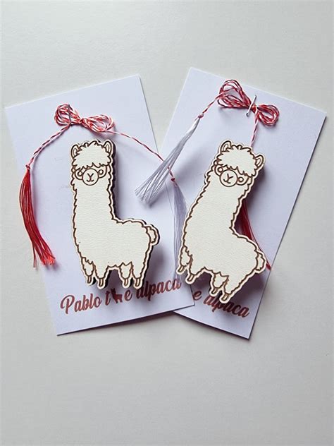 Martisor Din Lemn PabloTheAlpaca