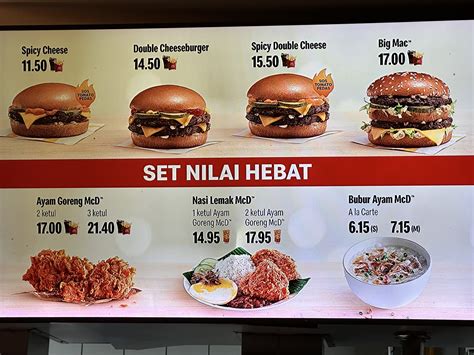 Mcdonald’s menu Malaysia - Menu Images | Food Directory