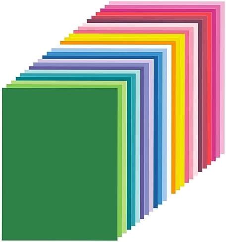 25 Colours A4 120gsm Coloured Art Paper Assorted Pack 100 Sheets