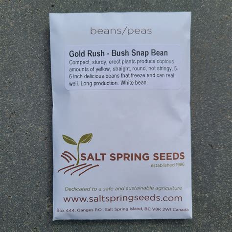 Bean Gold Rush Bush Snap