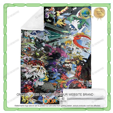 HOT Legendary Pokemon Anime Pokemon Blanket Shower Curtain Express Your Unique Style With