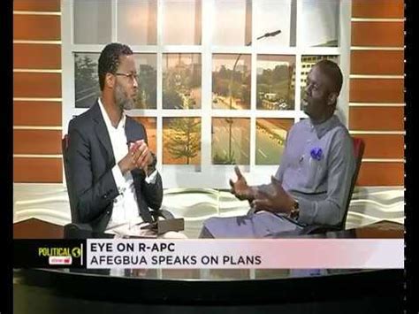 Political Stew With Kassim Afegbua On R Apc Youtube