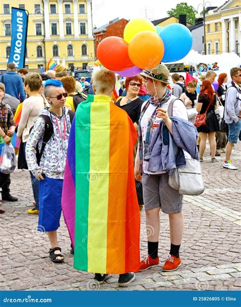 Helsinki Pride Gay Parade Editorial Image Image Of Lgbt 25826805