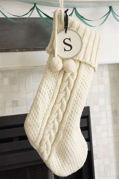 Free Knitting Patterns Personalized Christmas Stockings Mikes Nature