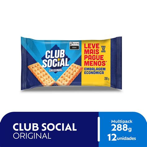 Biscoito Sam's Club - Biscoito Salgado Club Social Original Embalagem Econômica 288g - Sam's Club