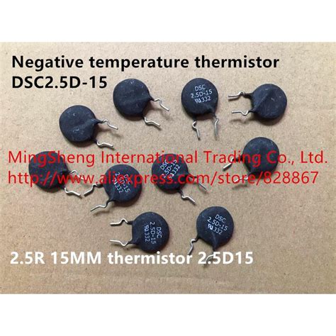Original new 100% negative temperature thermistor DSC2.5D-15 2.5R 15MM ...