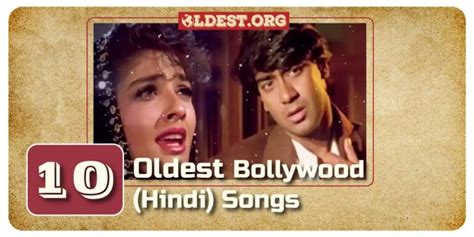 10 Oldest Hindi (Bollywood) Songs - Oldest.org