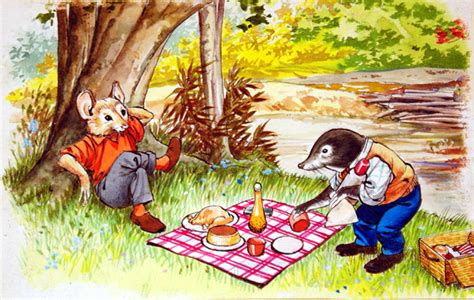 Wind In The Willows Ratty And Moles Picnic By Nadir Quinto At The