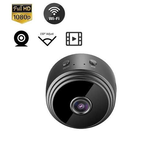 Minicámara IP HD de vigilancia con visión nocturna Sensor de vida