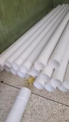 Tubo De Pvc Blanco Para Aguas Negras De Pulgadas Mercadolibre