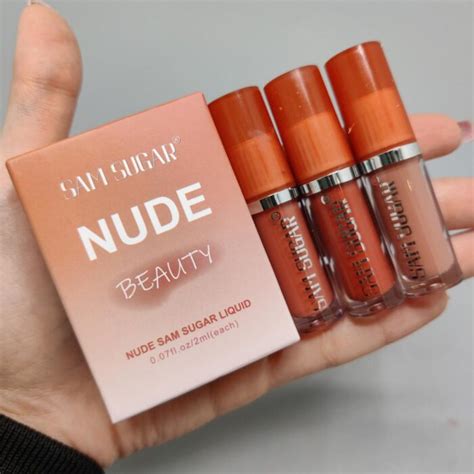 پک رژلب Sam Sugar مدل Nude Beauty لوازم آرایشی