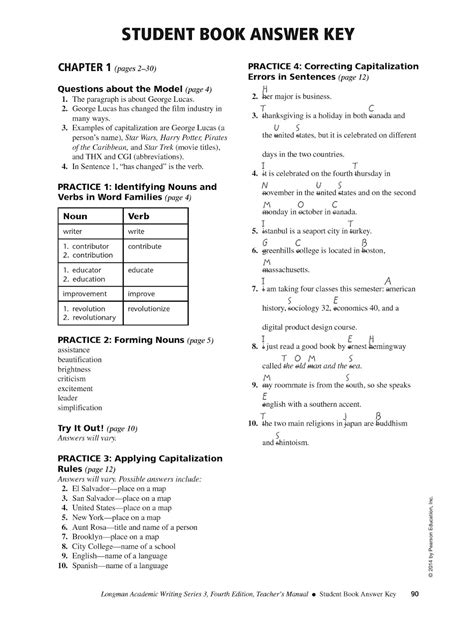 (PDF) | Longman Academic Writing Series 3 fourth edition, 4th, Answer ...