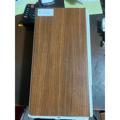 Jual Plafon Pvc Motif Serat Kayu Coklat Glossy Classic PG 014 Shopee