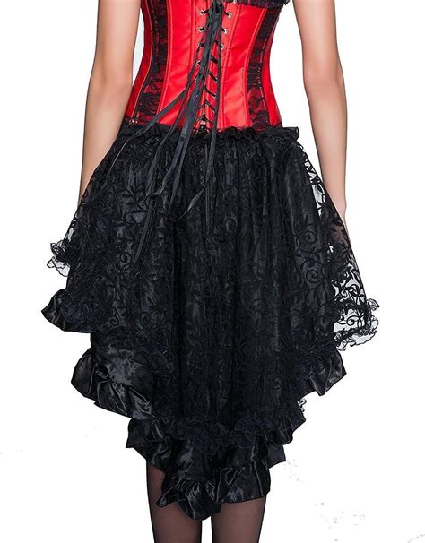 Szivyshi Corset Tops For Women Bustier Shapewear Lingerie Lace Waist Push Up Bodysuit Corset