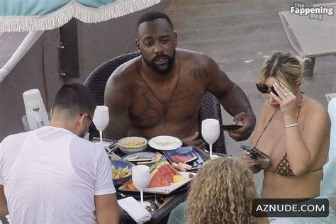Ashley Stevenson Sexy Seen With Marcus Jordan Showing Off Her Hot