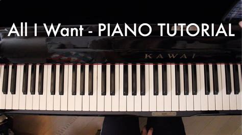 All I Want Piano Tutorial Hsmtmts Olivia Rodrigo Youtube