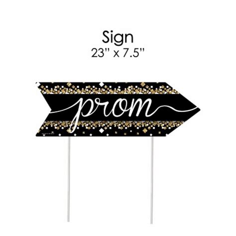 Big Dot Of Happiness Prom Arrow Prom Night Party Direction Signs Double