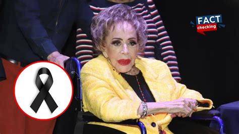 ¿es Verdad Qué Silvia Pinal Murió Redes Sociales Aseguran Que La